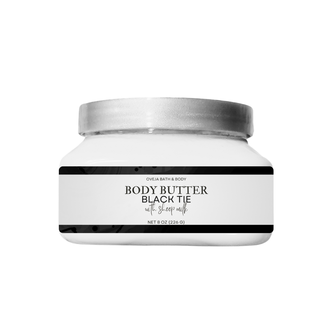 Black Tie Body Butter with Sheep Milk