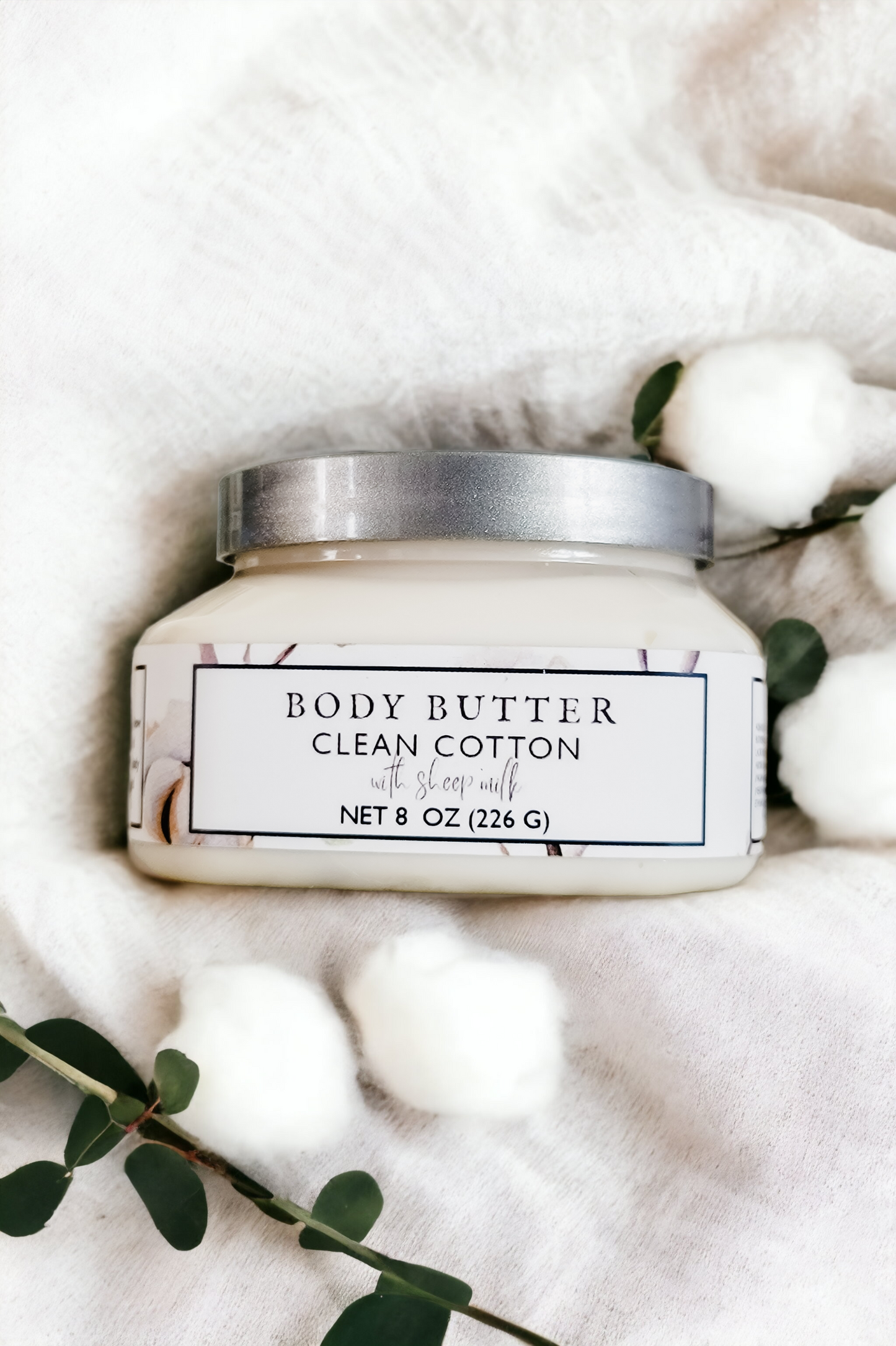 Clean Cotton Body Butter with Sheep Milk