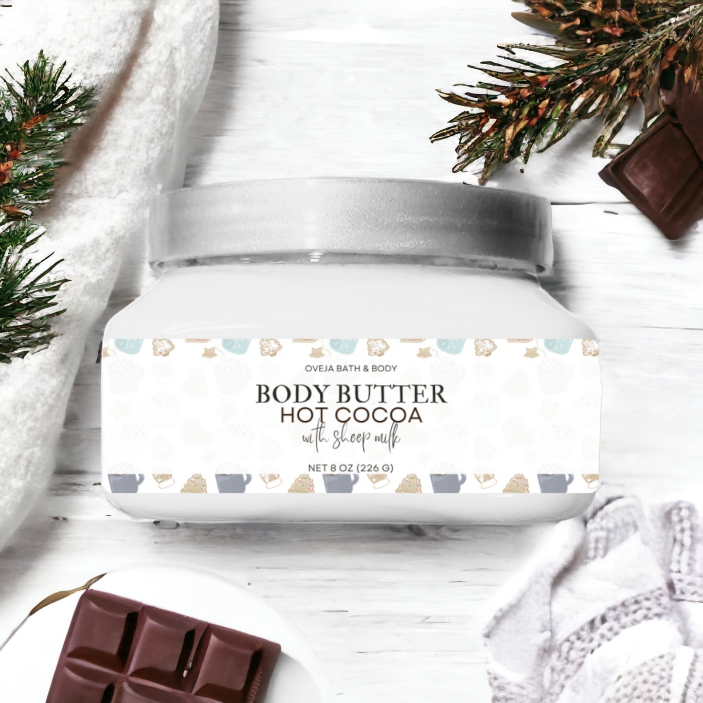 Hot Cocoa Body Butter with Sheep Milk