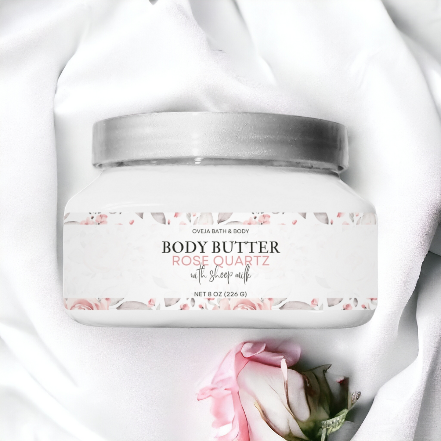 Rose Quartz Body Butter with Sheep Milk