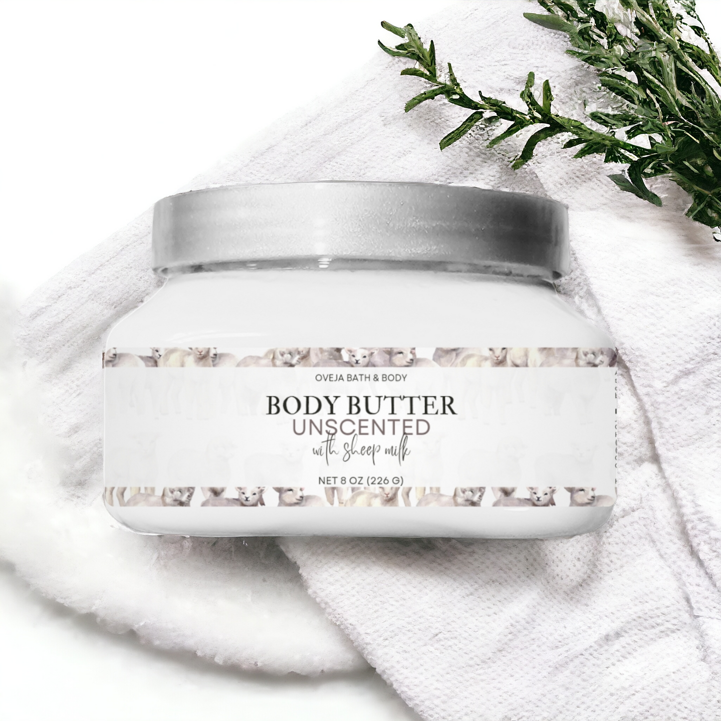 Unscented Body Butter with Sheep Milk