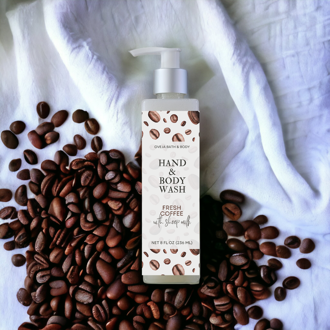 Fresh Coffee Body Wash with Sheep Milk