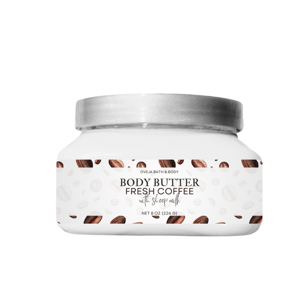 Fresh Coffee Body Butter with Sheep Milk