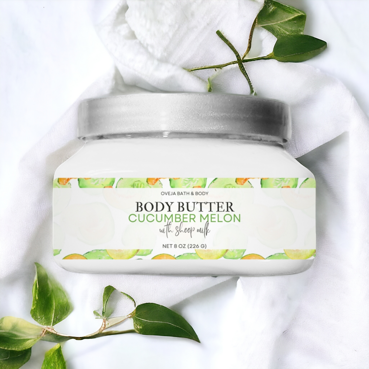 Cucumber Melon Body Butter with Sheep Milk