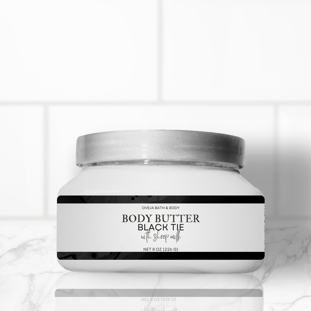 Black Tie Body Butter with Sheep Milk