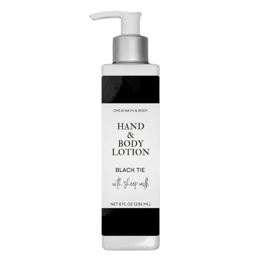 Black Tie Lotion with Sheep Milk