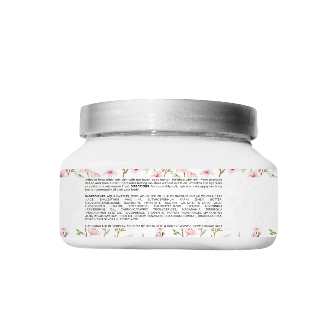 Cherry Blossom Body Butter with Sheep Milk