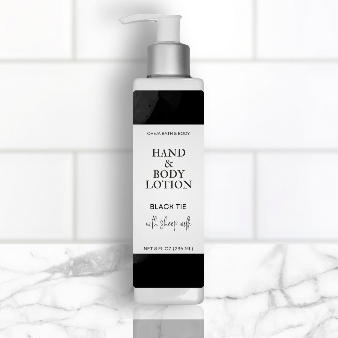 Black Tie Lotion with Sheep Milk