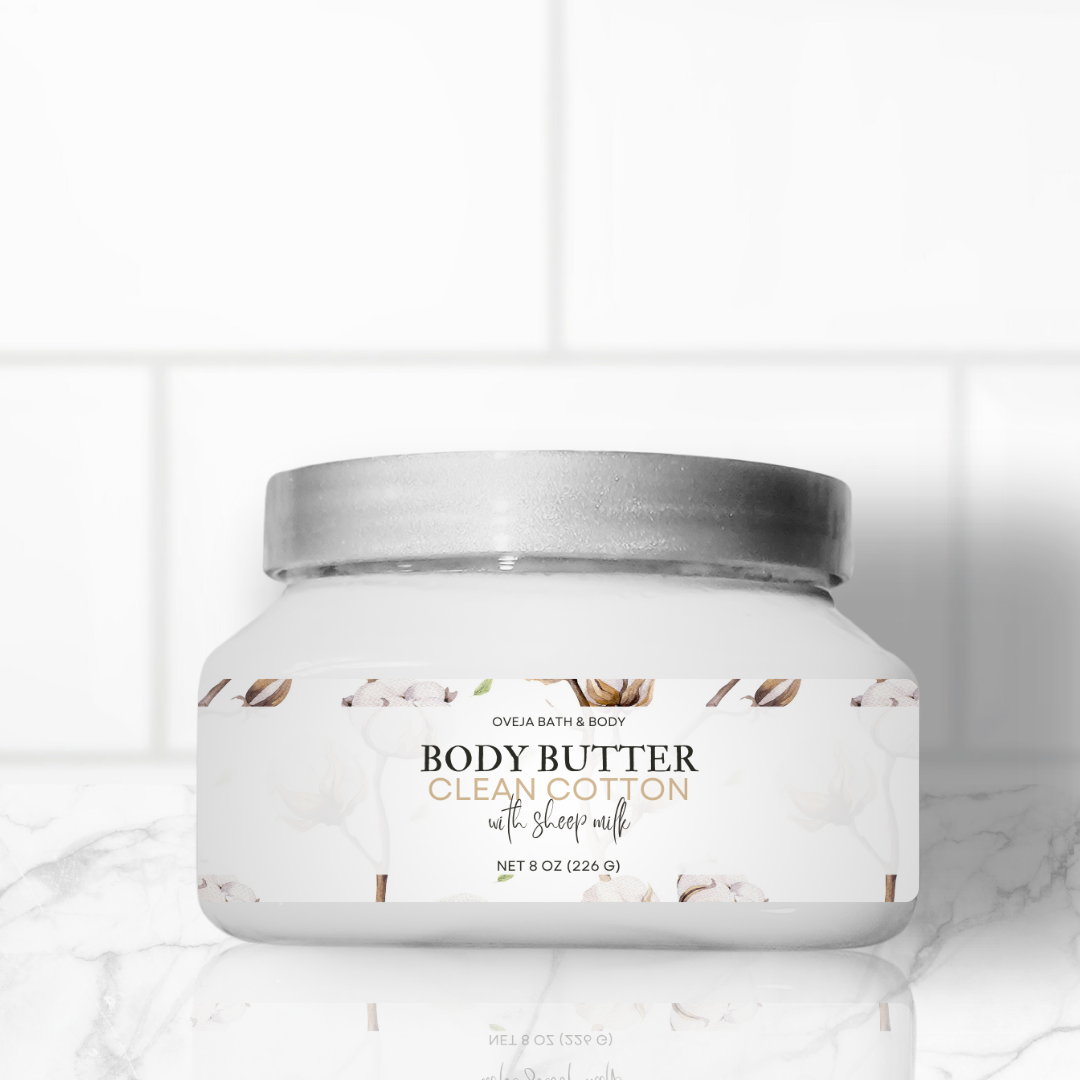 Clean Cotton Body Butter with Sheep Milk