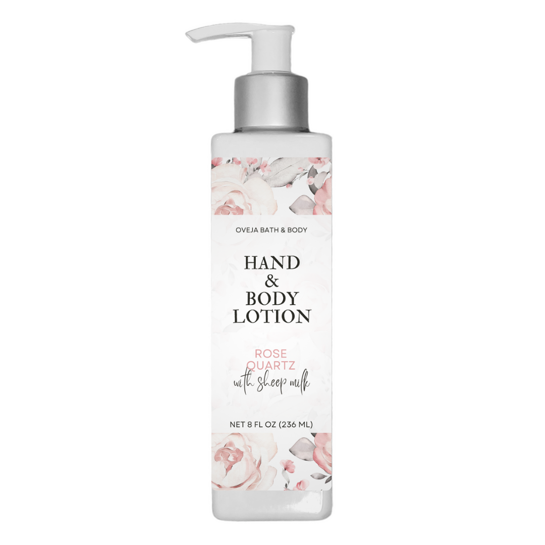 Rose Quartz Lotion with Sheep Milk