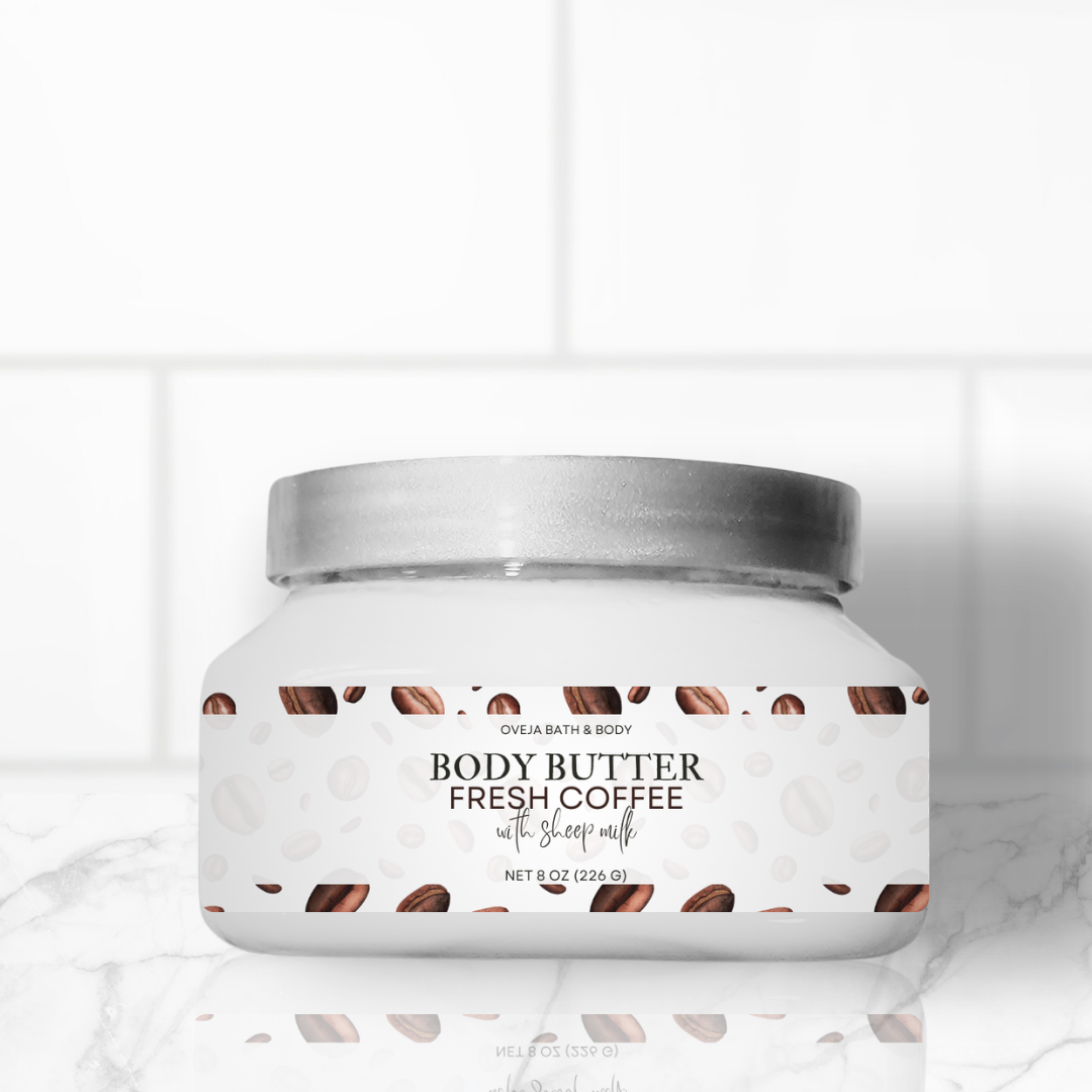 Fresh Coffee Body Butter with Sheep Milk