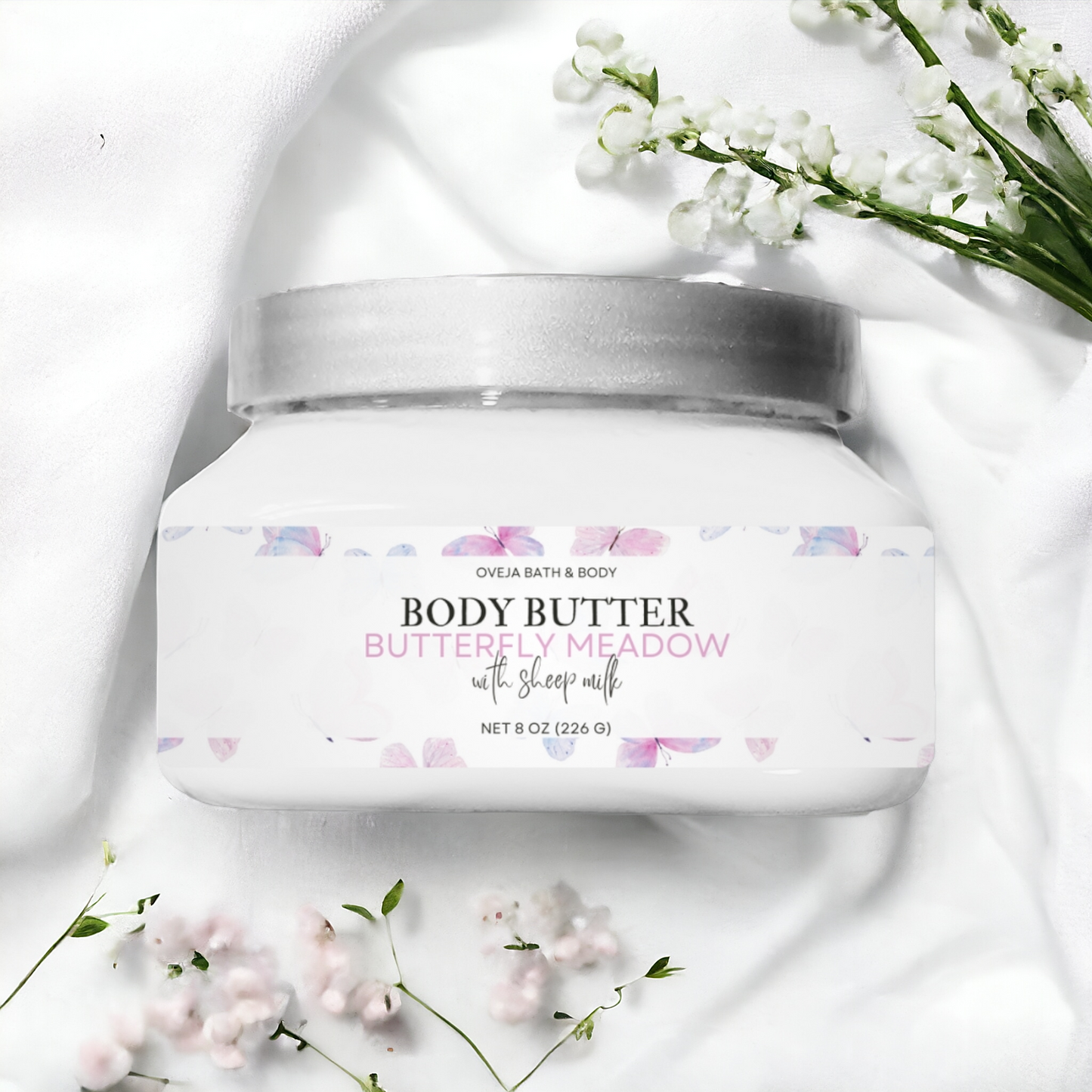 Butterfly Meadow Body Butter with Sheep Milk