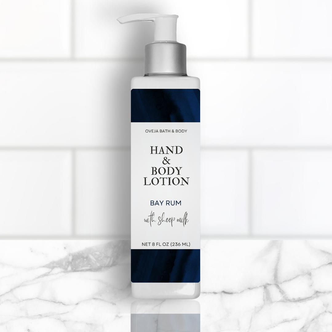 Bay Rum Lotion with Sheep Milk