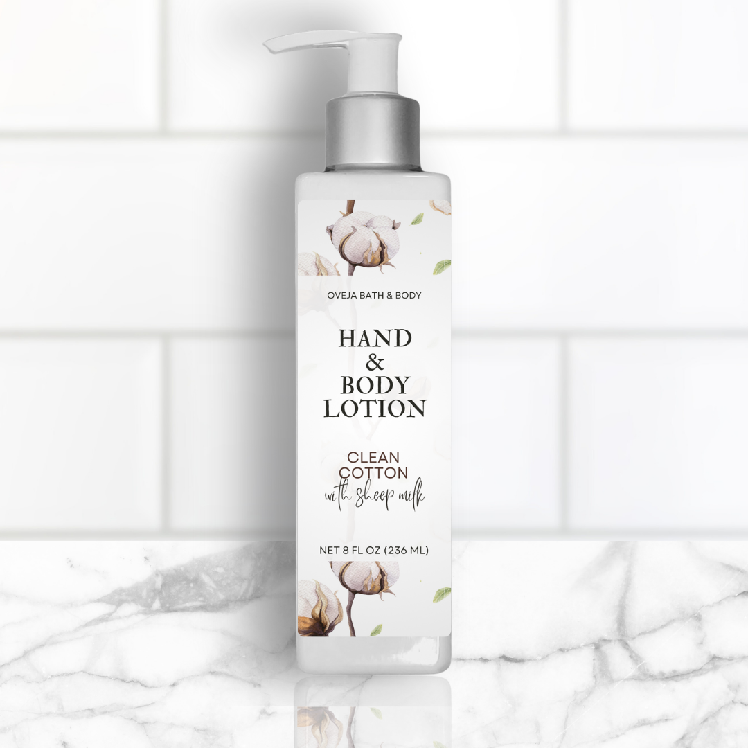 Clean Cotton Lotion with Sheep Milk