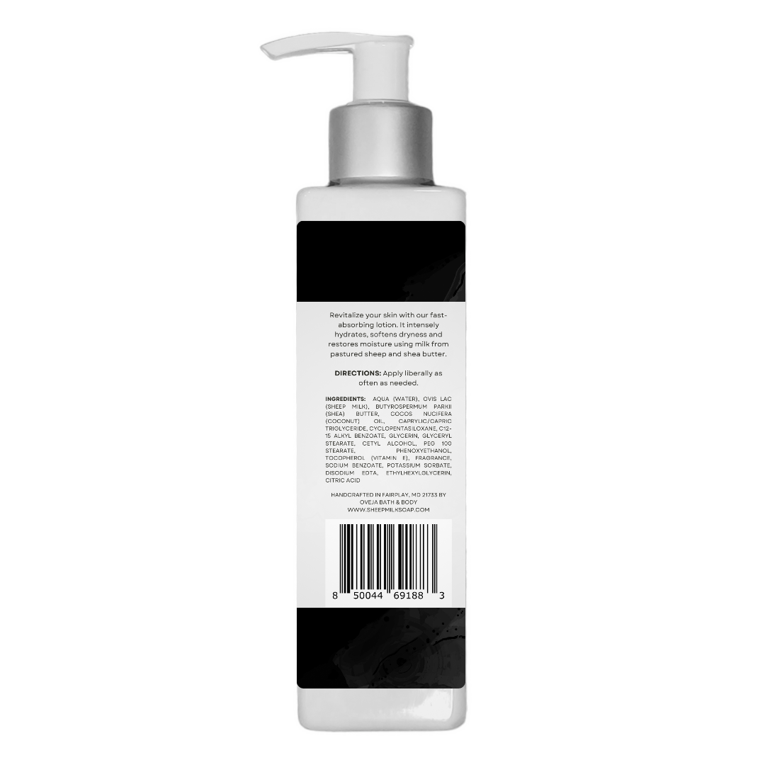 Black Tie Lotion with Sheep Milk