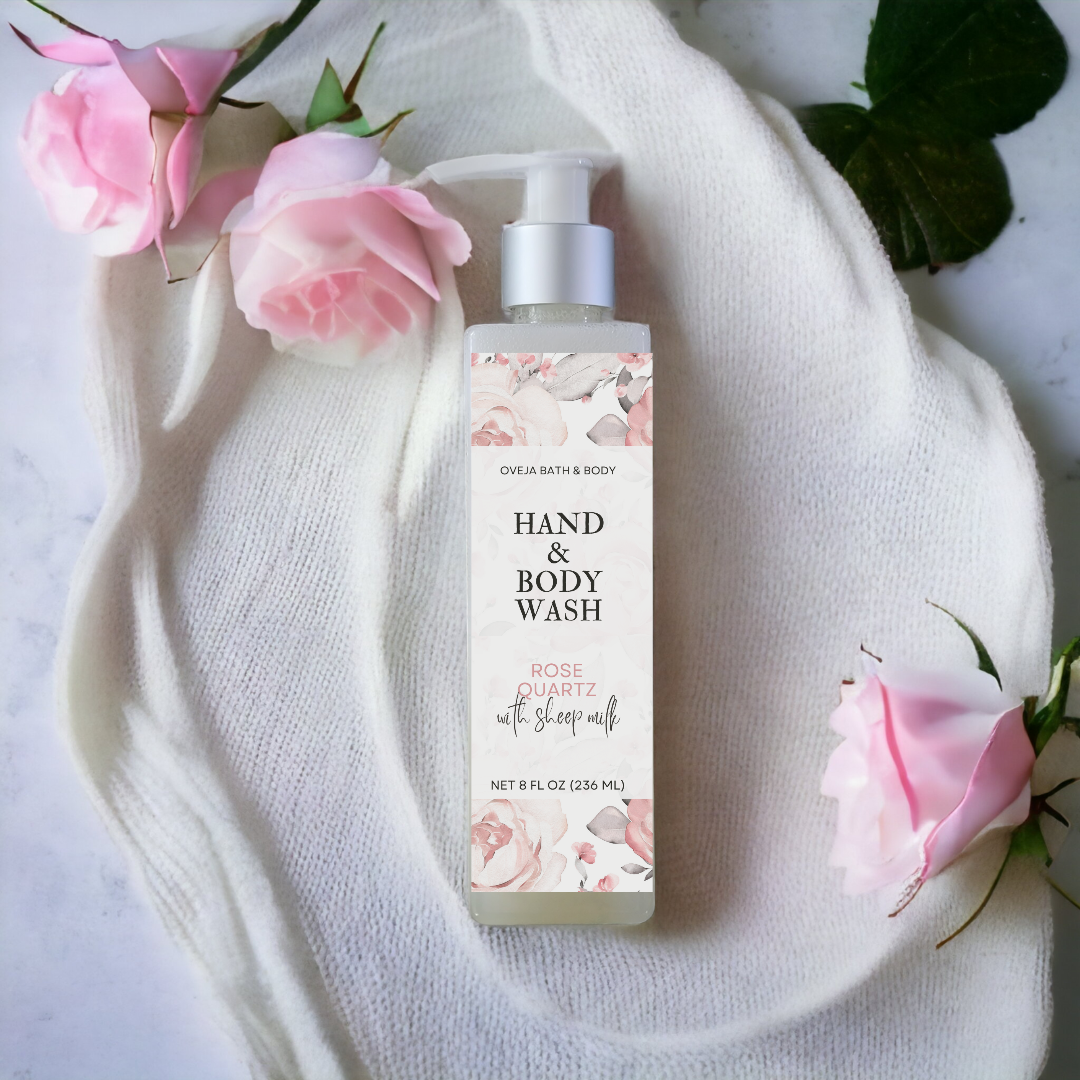 Pink rosy quartz online body spray