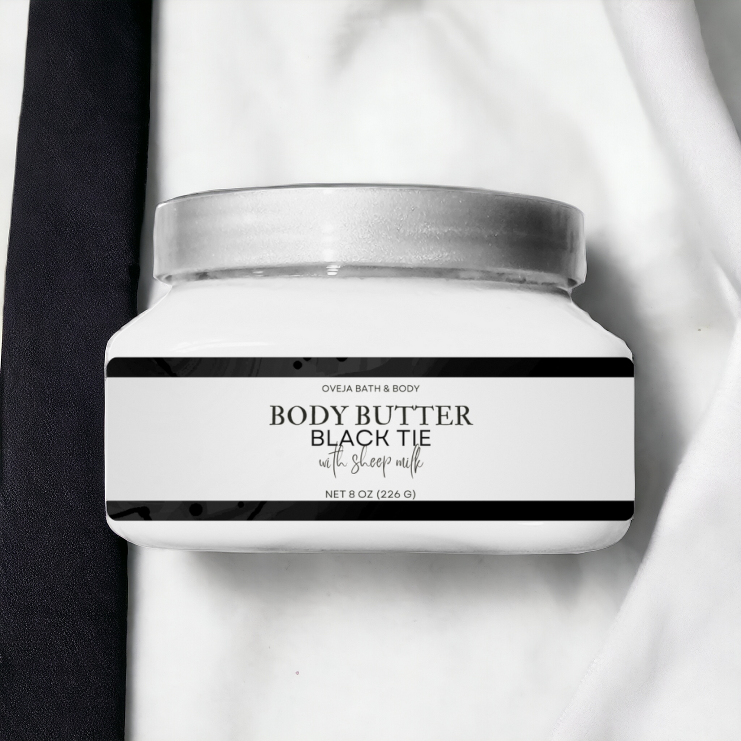 Black Tie Body Butter with Sheep Milk