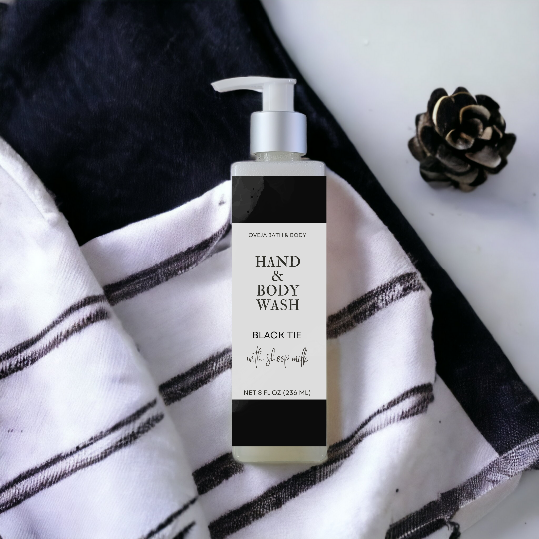 Black Tie Body Wash with Sheep Milk