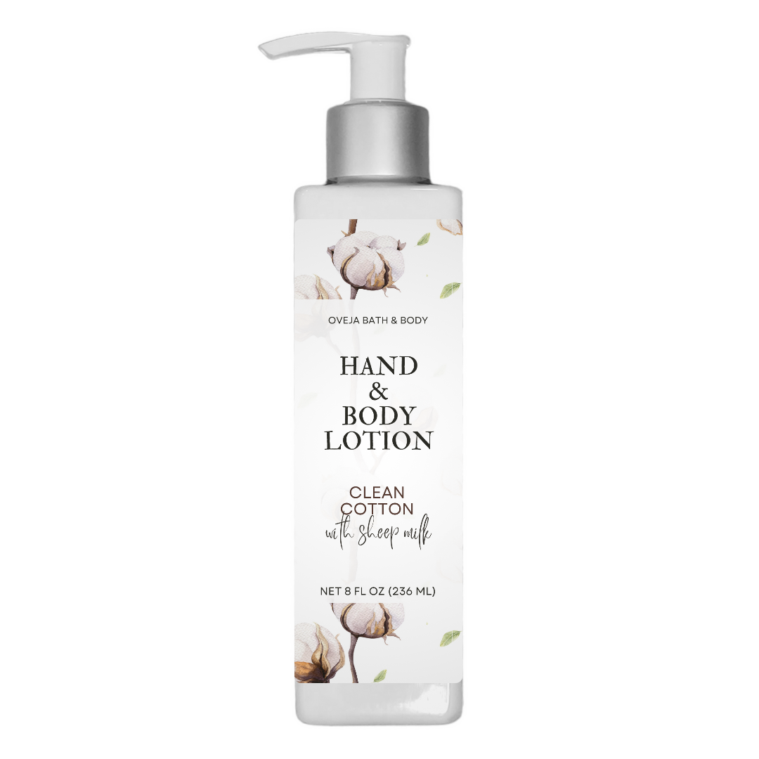 Clean Cotton Lotion with Sheep Milk