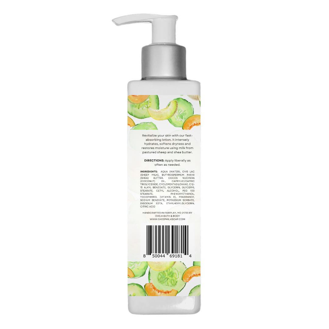 Cucumber Melon Lotion with Sheep Milk