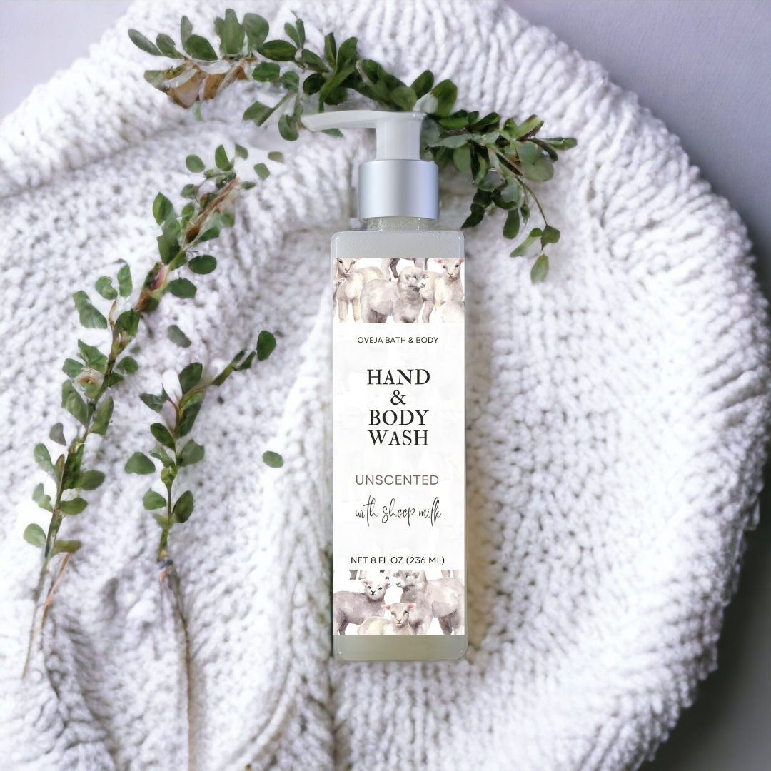 Unscented Body Wash with Sheep Milk